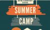 Green And Orange Summer Camp Illustration Flyer - 1