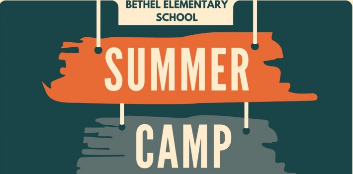 Green And Orange Summer Camp Illustration Flyer - 1
